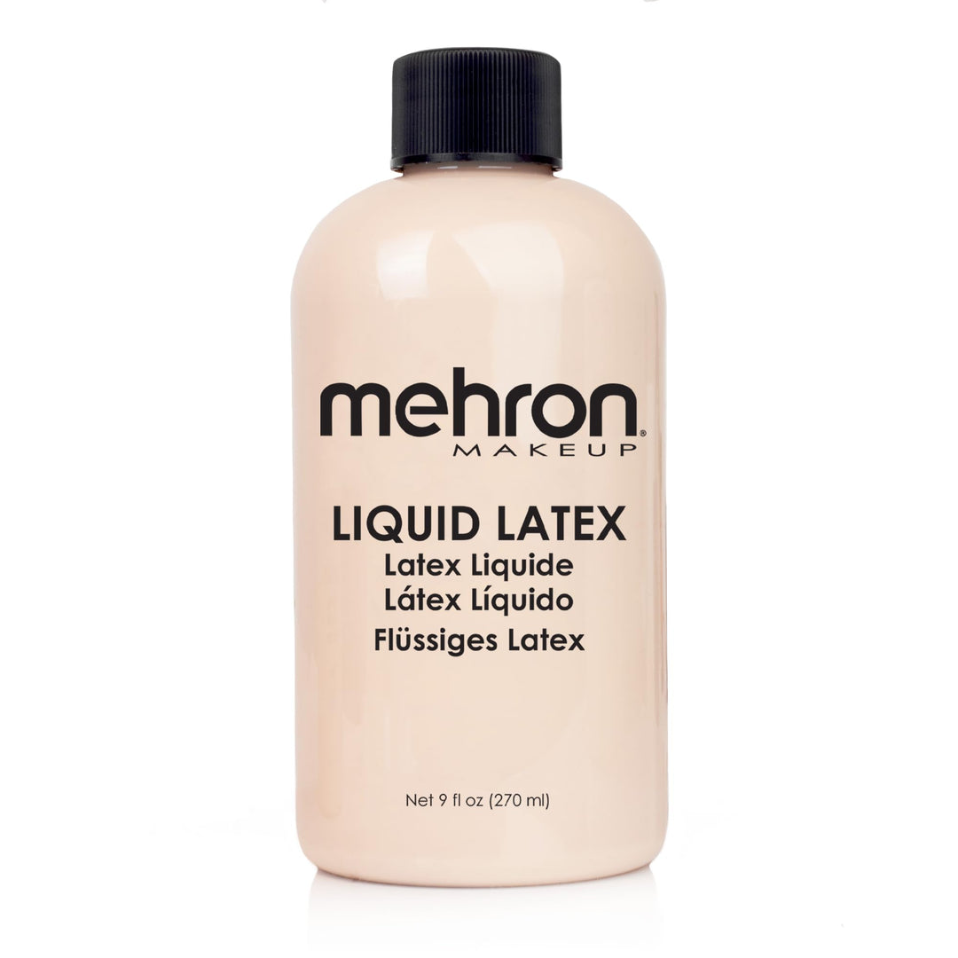 Mehron Makeup Liquid Latex For Special Effects| Halloween| Movies, Light Flesh - 9 Ounce