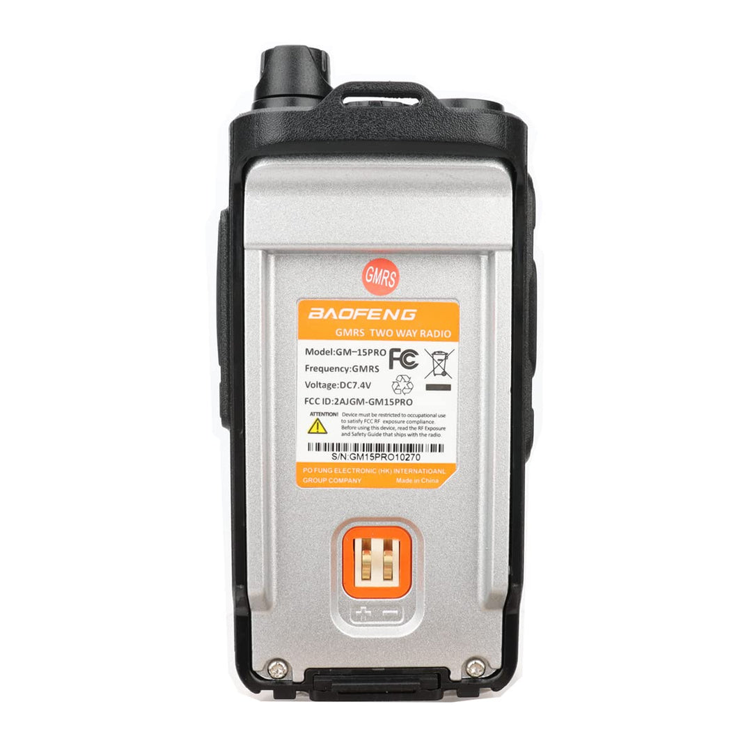 BAOFENG GM-15 Pro GMRS Radio 8W (Upgrade of UV-5R),NOAA Weather Receiver Radio,GMRS Repeater Capable,Rechargeable Long Range Two Way Radio with Extended Battery USB-C Charger 771 GMRS Antenna,2Pack