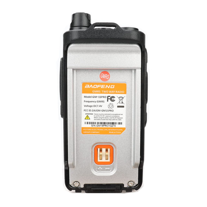 BAOFENG GM-15 Pro GMRS Radio 8W (Upgrade of UV-5R),NOAA Weather Receiver Radio,GMRS Repeater Capable,Rechargeable Long Range Two Way Radio with Extended Battery USB-C Charger 771 GMRS Antenna,2Pack