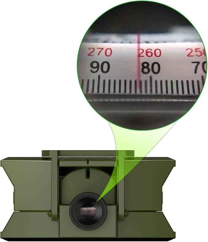 Proster IP65 Compass Hiking Survival - Lensatic Sighting Compass for Camping Navigation, Compass with Clinometer & Carry Bag for Camping Hunting Hiking Geology Activities