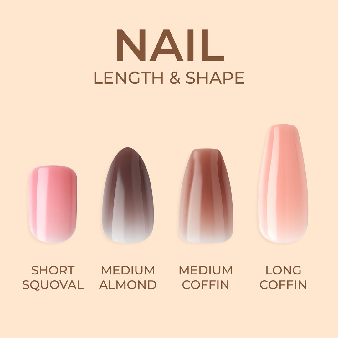 KISS Bare But Better TruNude Fake Nails Nude Nail Shades Manicure Set, 'Nude Nude', 28 Chip Proof, Smudge Proof Glue-On Nails