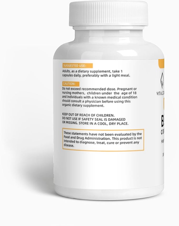 Bee Pollen Supplment - Bee Pollen, Propolis, and Royal Jelly - Vitaleons Bee Pearl - Each Pearl has Vitamins, microelements, polyphenols and antioxidants (Vegetarian, 60 Capsules)