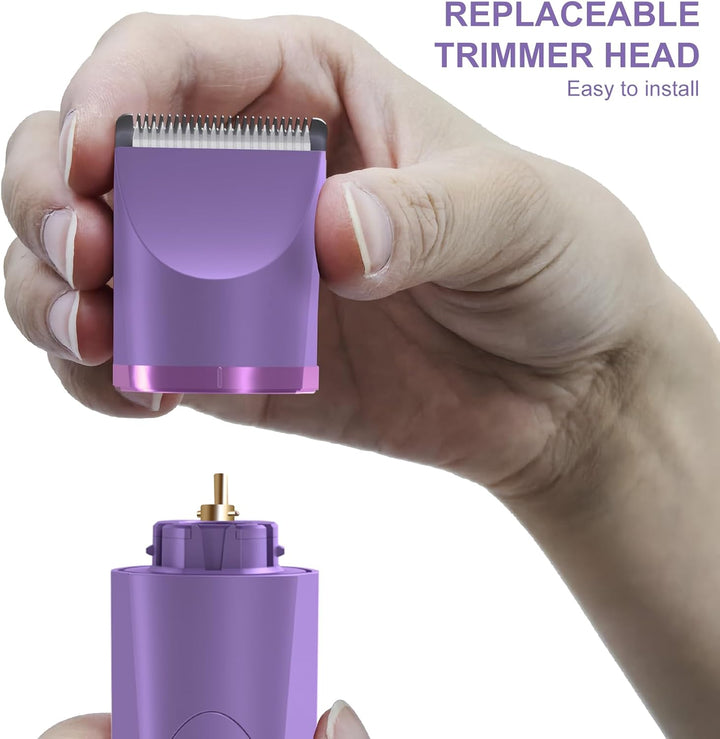 Electric Body Hair Trimmer | Waterproof Groomer for Men & Women | USB Rechargeable