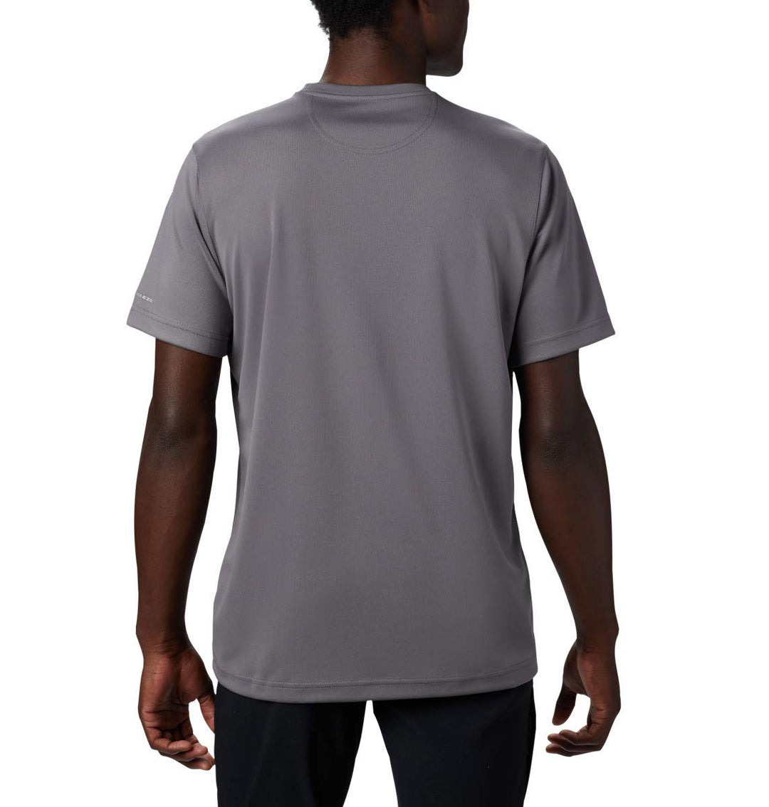 Columbia Men's Mist Trail Short Sleeve Shirt, City Grey, Medium