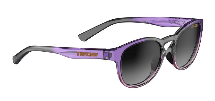 Tifosi Svago Sunglasses (Crystal Peach Blush, Smoke Gradient)