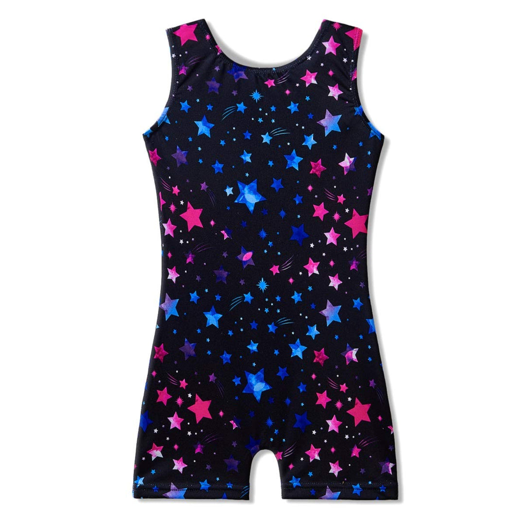 MYQFF 2t 3t Toddler Girls Leotards for Gymnastics Dance Ballet Tumbling Apparel Clothes Sleeveless Dancewear with Shorts
