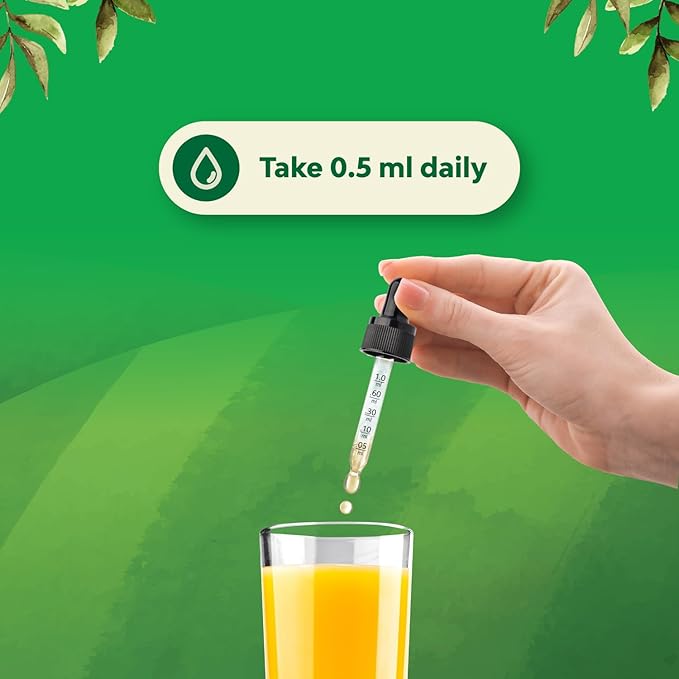 Natures Craft Kids Vitamin D3 K2 Drops - Organic Vitamin D for Kids for Strong Bones & Joints - Infants, Babies & Toddler Immune Support Drops Liquid Supplement - 60 ml Bottle