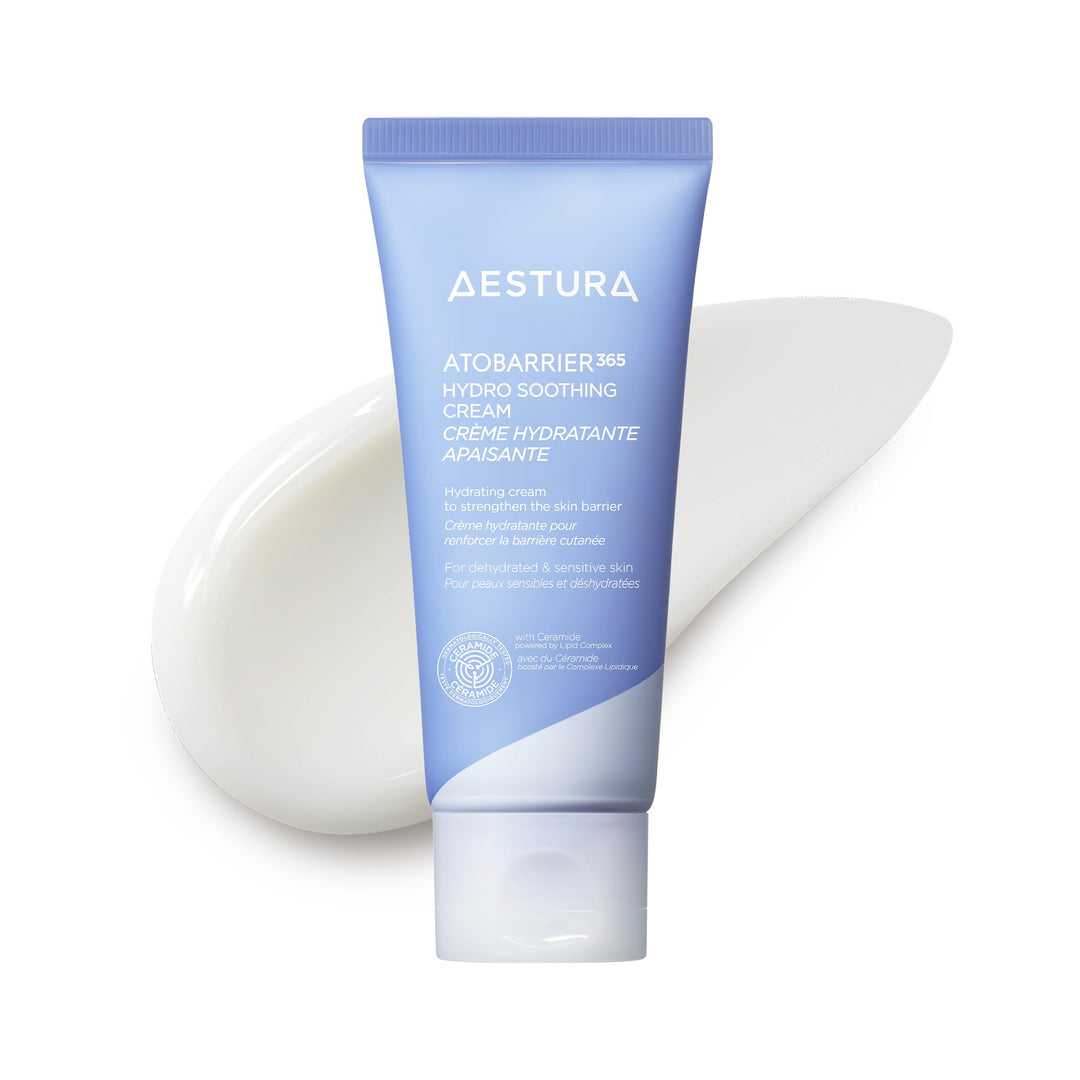 Aestura Atobarrier365 Ceramide Hydro Soothing Cream | Lightweight Gel Moisturizer For Instant Cooling, Calming For Sensitive Ski