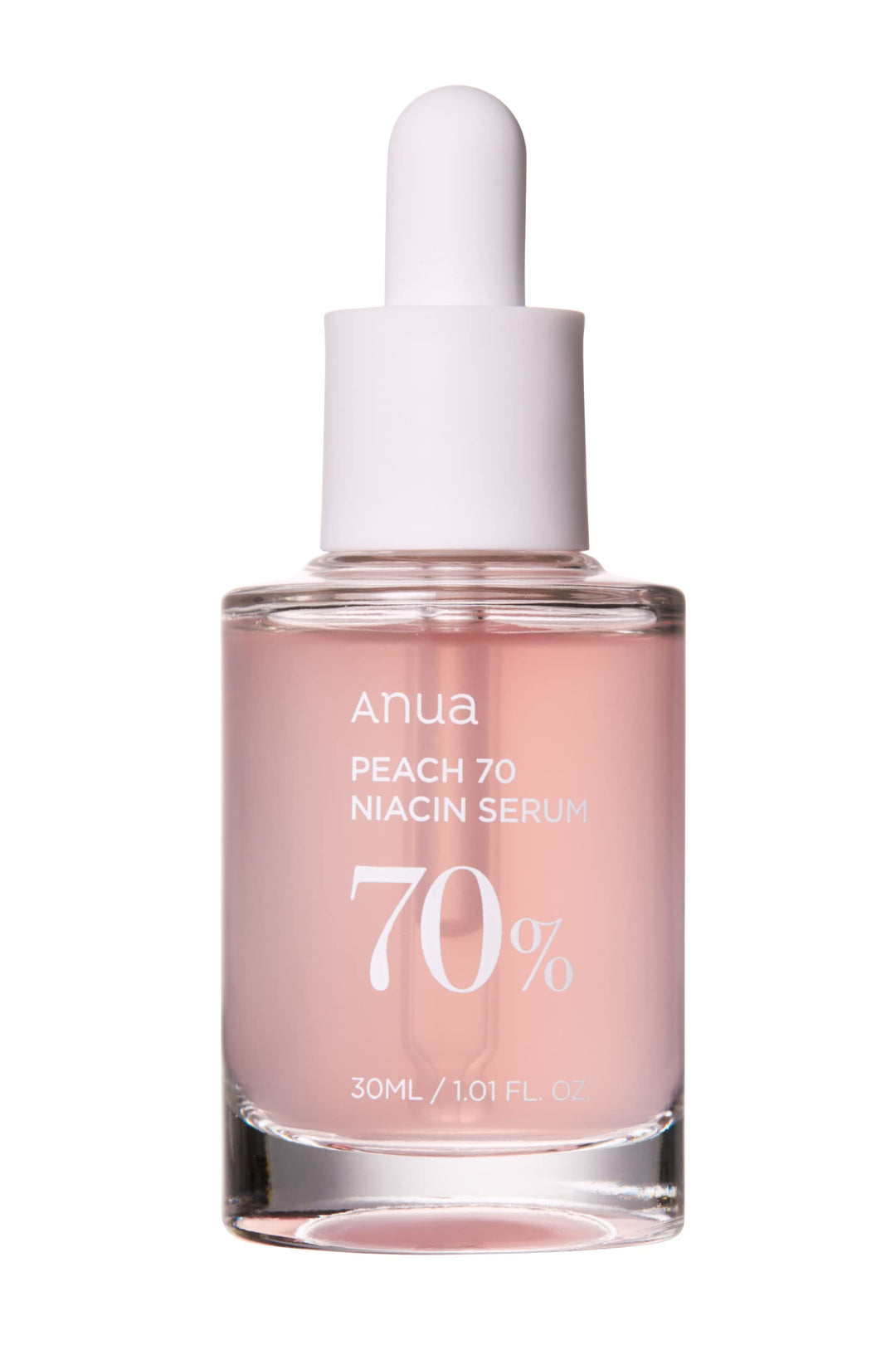 Anua Peach 70% Niacinamide Serum 30ml / brightening hydrating face serum/daily clean beauty (1.01 fl. oz.)