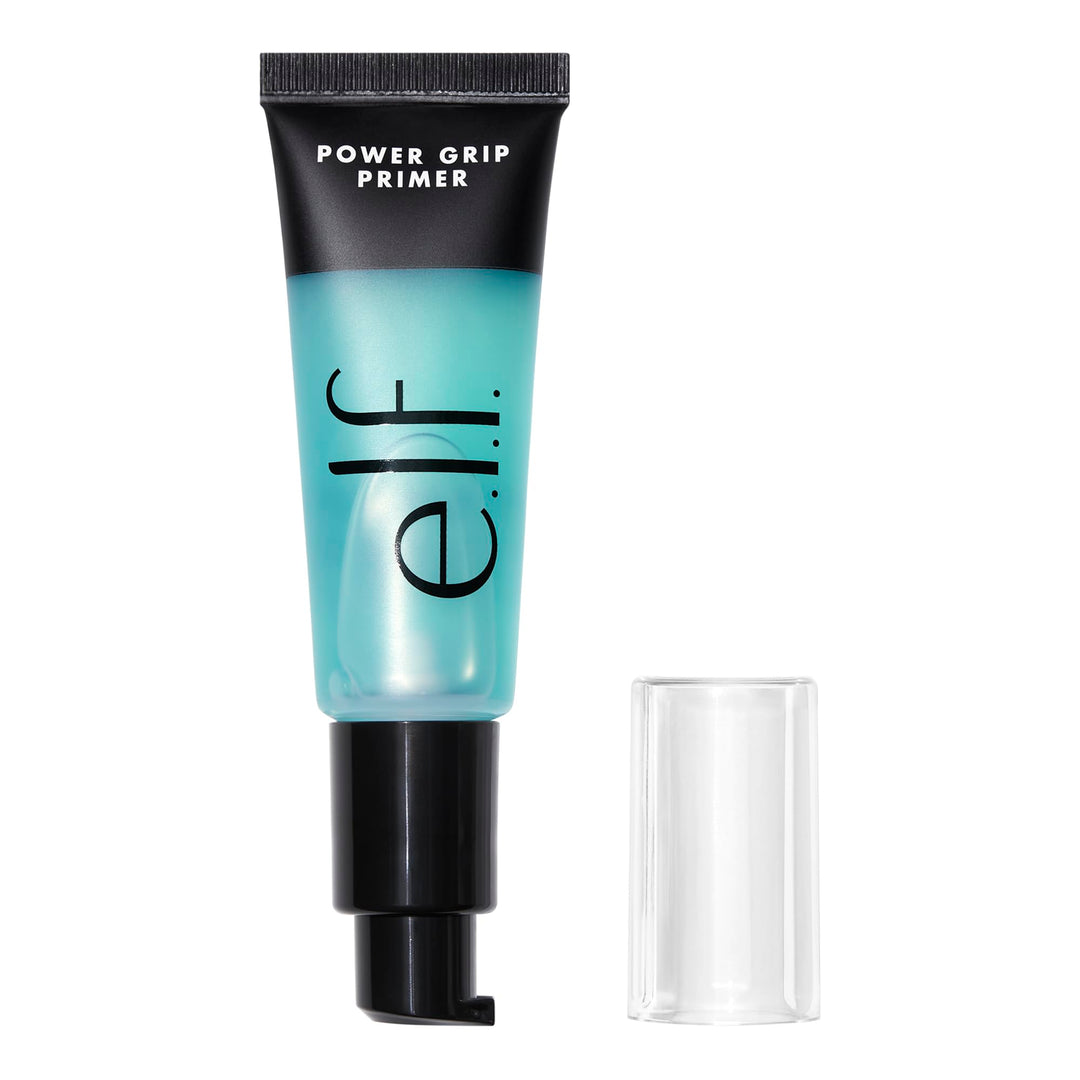 e.l.f. Power Grip Primer - Gel-Based Hydrating Face Primer, 0.81 Fl Oz, Smooths Skin & Grips Makeup, Green