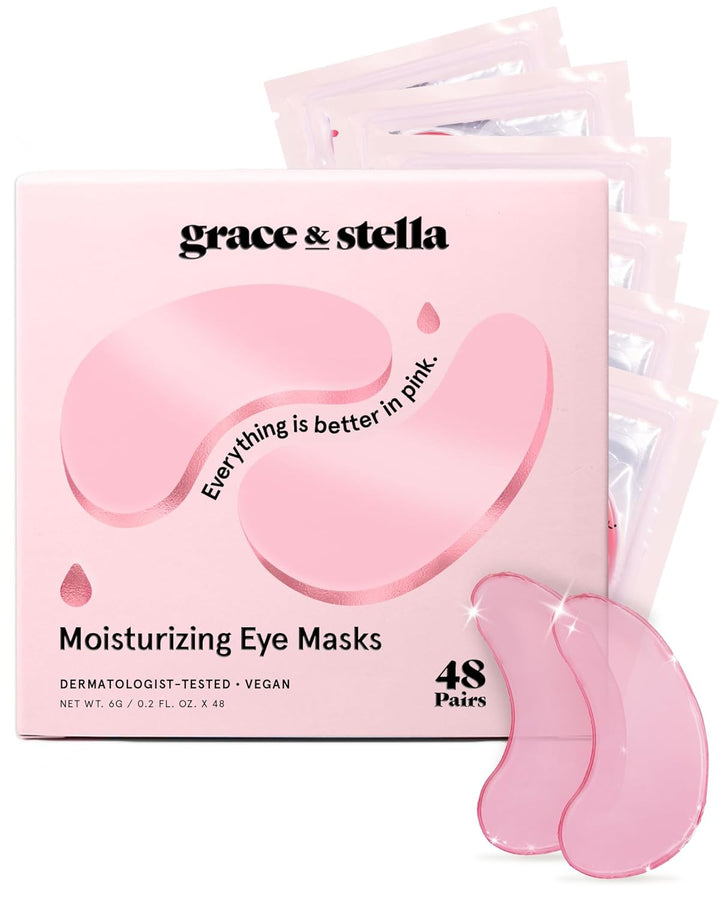 Under Eye Mask | Reduce Dark Circles & Puffiness | Vegan Gel Patches for Women