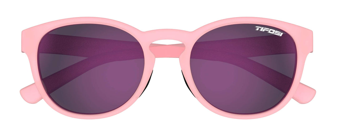 Tifosi Svago Sunglasses (Satin Crystal Blush, Rose Mirror)