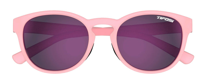 Tifosi Svago Sunglasses (Satin Crystal Blush, Rose Mirror)