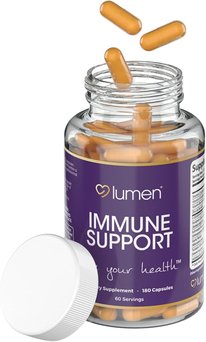 Immune Support for Women – with Elderberry, Zinc, Vitamins E, C & B6 – 180 Capsules – 60 Servings – Non-GMO, Gluten-Free, and Vegan-Friendly