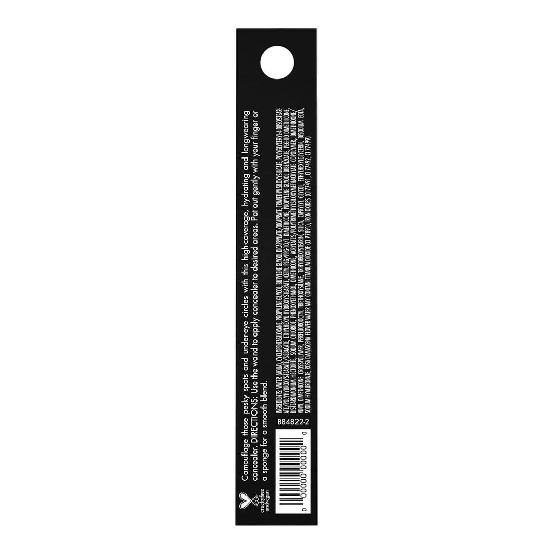 e.l.f. Hydrating Camo Concealer | Full-Coverage, Satin Finish | Vegan, Deep Cinnamon
