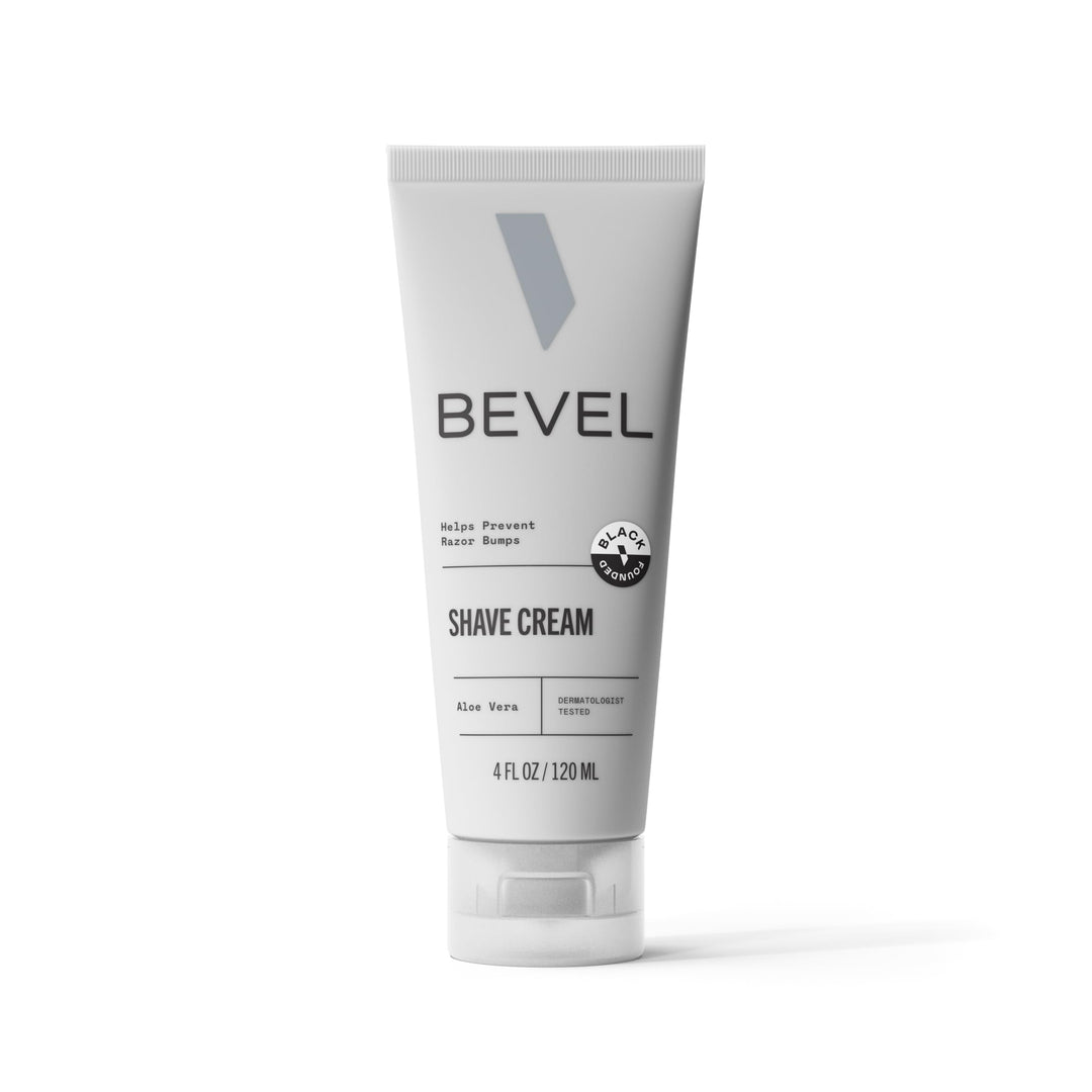 Bevel Shaving Cream For Men, Moisturizing Shave Cream With Aloe Vera And Vitamin E To Soothe Skin And Prevent Razor Bumps, 4 Fl