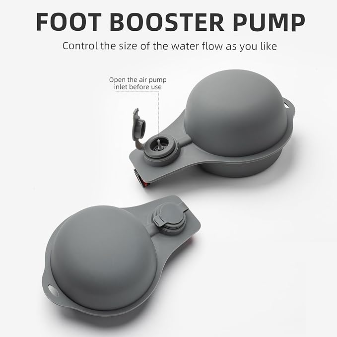 ROCKBROS Portable Shower for Camping Shower Bag 5 Gallons/20L Large Capacity Shower Bag for Camping Gear Solar Shower Bag for Camping Outdoor