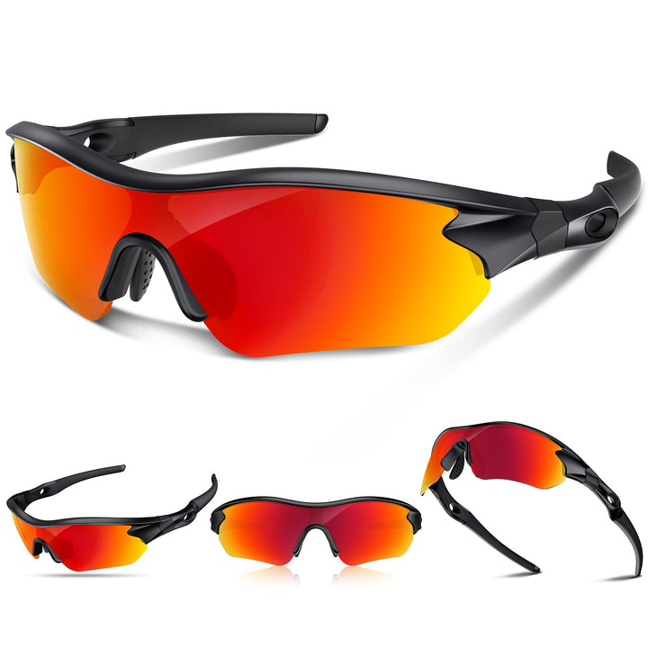 Polarized Sports Sunglasses for Men Women Youth Baseball Running Fishing Tennis Golf Cycling Driving Motor TAC UV400 TR90