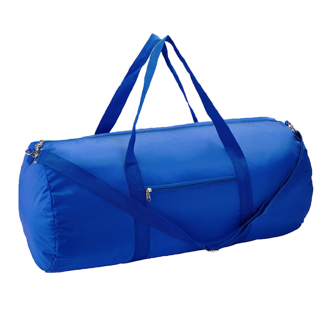 Vorspack Duffel Bag 24 Inches Foldable Lightweight Gym Bag with Inner Pocket for Travel Sports - Blue