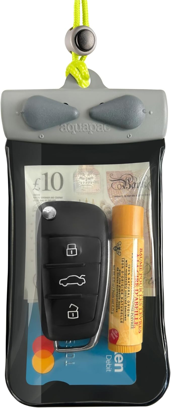 Aquapac Keymaster Waterproof Travel Case, Made in the UK, Carry Cord, Travel Essential, 5 Year Warranty, Watersports, Hiking, Mountain Biking, Running Accessory