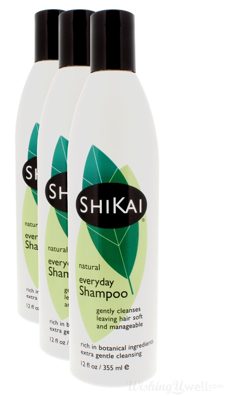 Shikai - Natural Everyday Shampoo, Plant-Based, Non-Soap, Non-Detergent, Gently Cleanses Leaving Hair Soft And Manageable (12 Ou