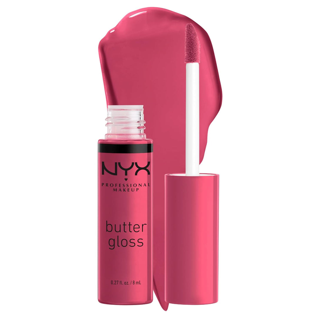 NYX Butter Gloss | Non-Sticky Lip Gloss for Women - Strawberry Cheesecake