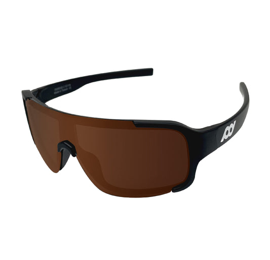XII WY Polarized Youth Kids Sports Sunglasses Cycling Running Golf for Boys Girls Brown lens