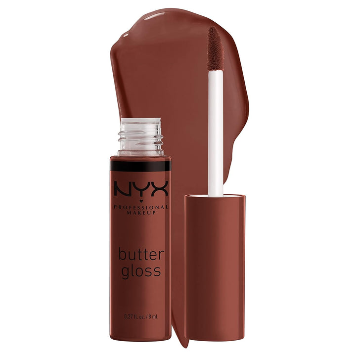 NYX Butter Gloss | Non-Sticky Deep Brown Lip Gloss for All Skin Tones
