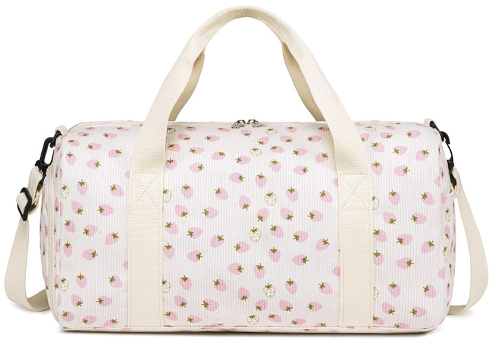 BLUBOON Duffle Bag Girls Kids Cute Gym Bag with Shoes Compartment & Wet Separation Waterproof Sports Overnight Travel Bag