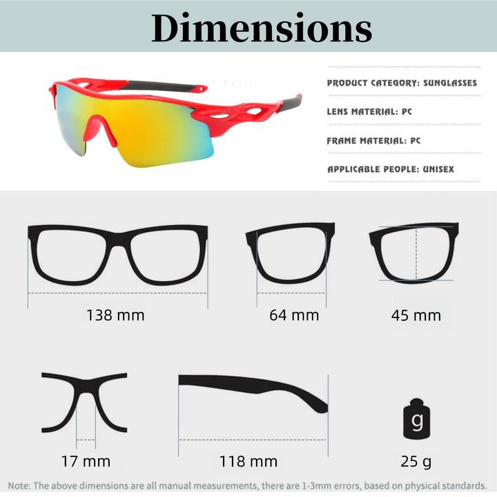 swanoble UV400 2 Sports Sunglasses for Kids Cycling,Light frame Sunglasses for Boys Girls,Youth Softball Baseball Golf (White Red+ Red)