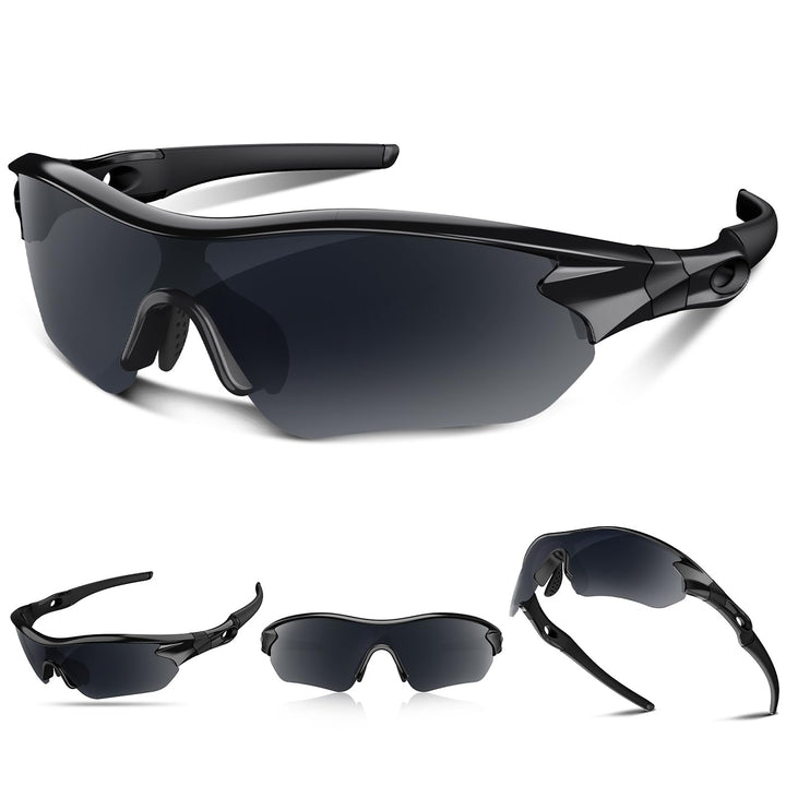 Polarized Sports Sunglasses for Men Women Youth Baseball Running Fishing Tennis Golf Cycling Driving Motor TAC UV400 TR90