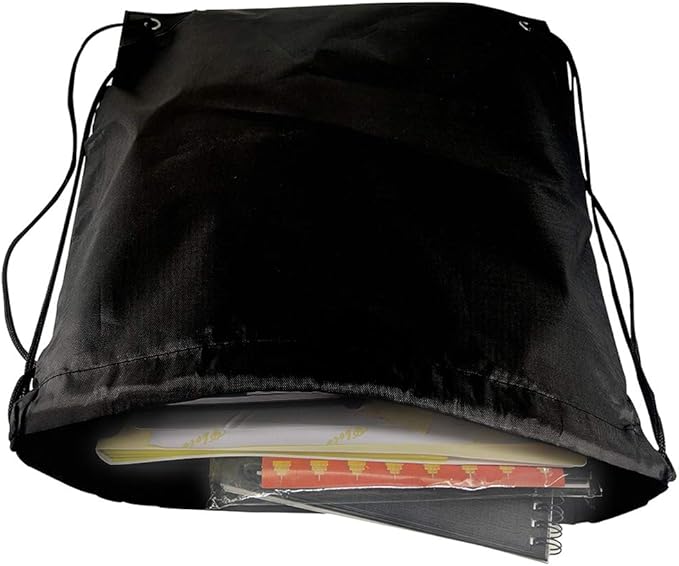 GoodtoU Drawsting Bags Backpack Bulk Cinch Bag Draw String Sport Bag 6 Color (36 pcs, 6 Color)