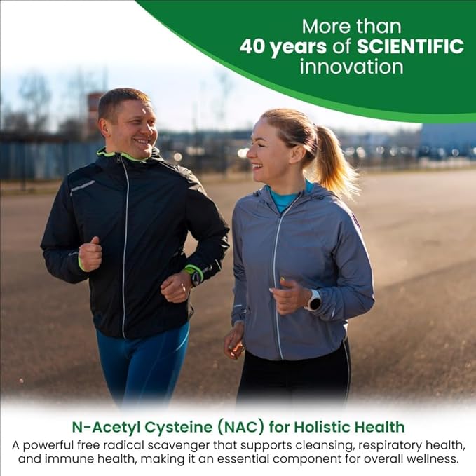 HEALTH LFE HealthLife N-Acetyl L-Cysteine (NAC) 600mg, 120 Capsules - Non-GMO, Gluten Free, 120 Servings