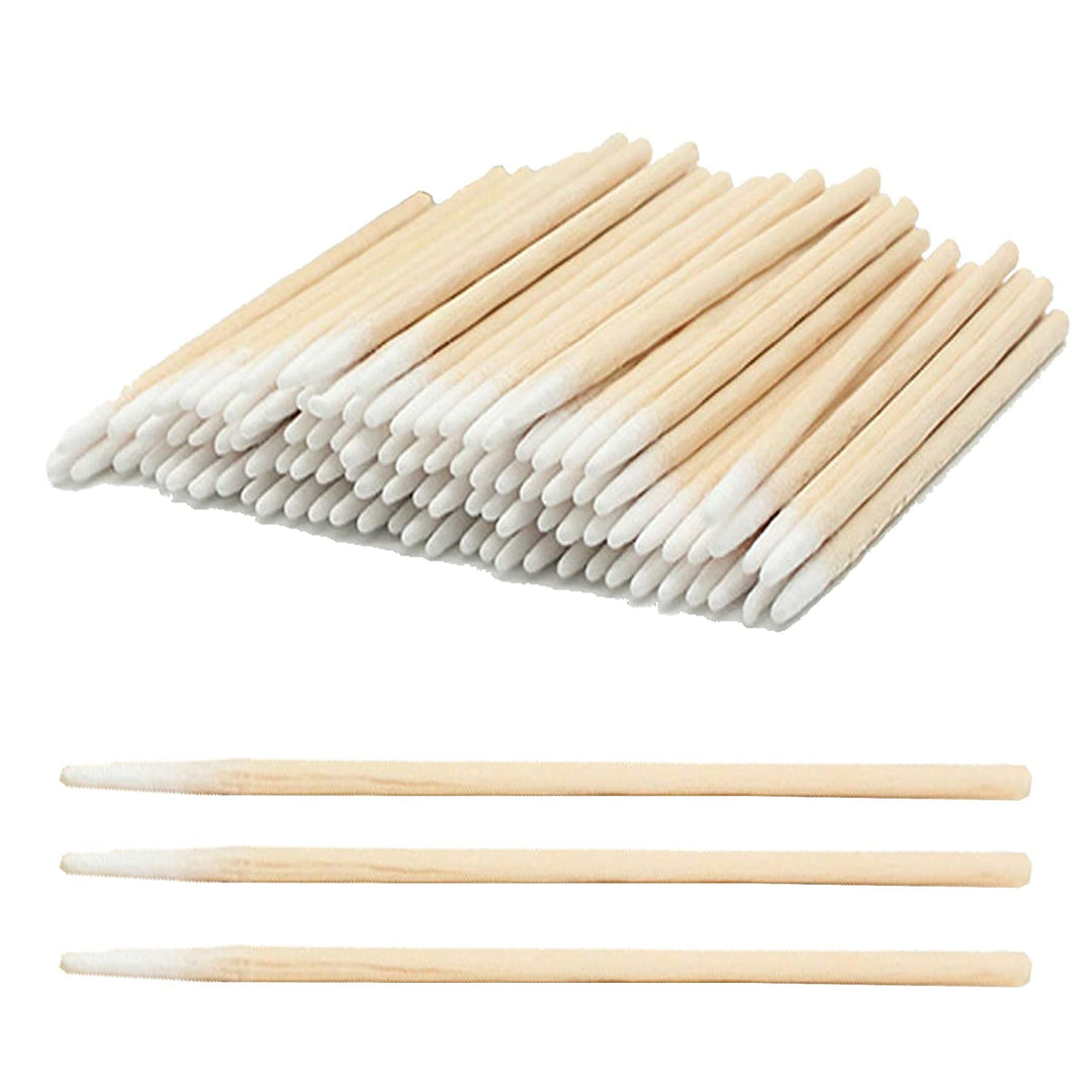 3500 Pcs 4 Inch Pointed Cotton Swabs Precision Microblading Cotton Tipped