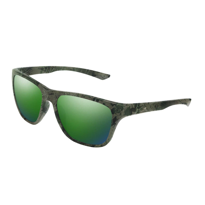 HUK, Polarized Lens Eyewear with Performance Frames, Fishing, Sports & Outdoors Sunglasses Panto, (Swivel) Green Mirror/Southern Tier Subphantis, Medium
