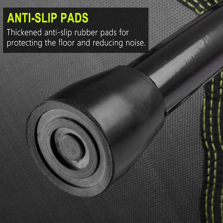 ONETWOFIT 51" Silent Trampoline with Adjustable Handle Bar, Fitness Trampoline Bungee Rebounder Jumping Cardio Trainer Workout for Adults…