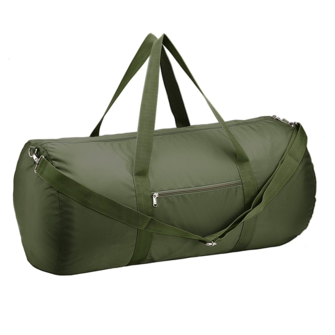 Vorspack Duffel Bag 28 Inches Foldable Lightweight Gym Bag with Inner Pocket for Travel Sports - Green