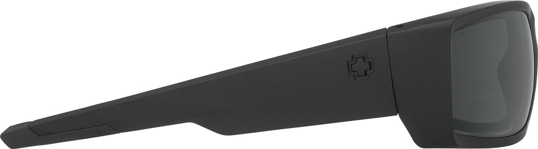 Spy Optic Men's General Rectangular Sunglasses, Ansi Matte Black/Gray, 60 mm