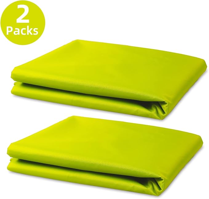 Sunwall for Pop Up Canopy Shade Tent 8.2' X 8.2', Detachable Flap Sun Shade Side Wall Accessory to Block Sun, Wind, and Rain, 2 Pack Sidewall Only(Green-2 pcs)