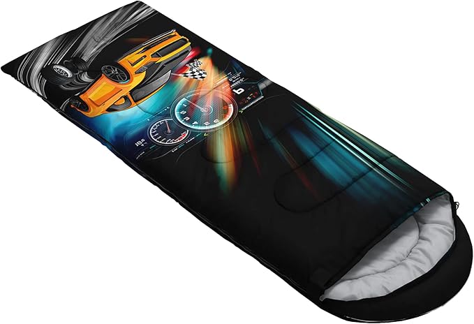 Axolotl Unicorn Sleeping Bag for Kids Boys Girls–Lightweight Warm Cold Weather Sleeping Bags,Waterproof Portable Sleeping Bag with Compression Sack for Camping Backpacking Outdoor Indoor