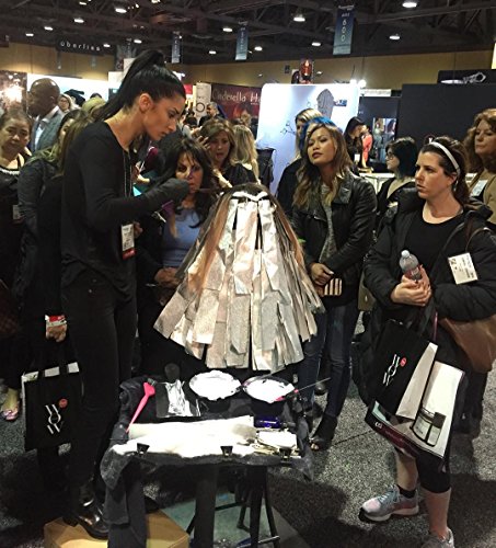 FRAMAR 5x12 Silver Embossed Pre Cut Hair Foils For Highlighting – Hair Foil For Hair Highlighting, Highlight Foils For Hair, Non Slip - 500 Foil Sheets