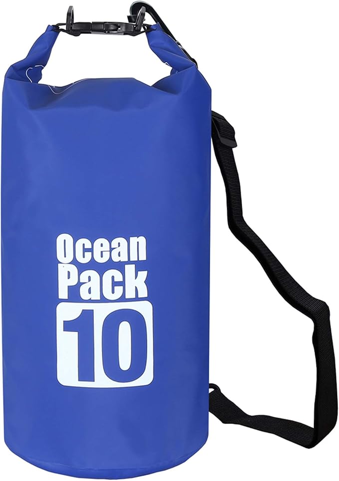 2L/3L/5L/10L/15L/20L/30L 500D Tarpaulin Heavey-Duty PVC Water Proof Dry Bag Sack for Kayaking/Boating/Canoeing/Fishing/Rafting/Swimming/Camping/Snowboarding