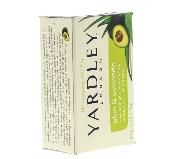 Yardley Aloe Avocado Bath Bar 4oz 2 Pack