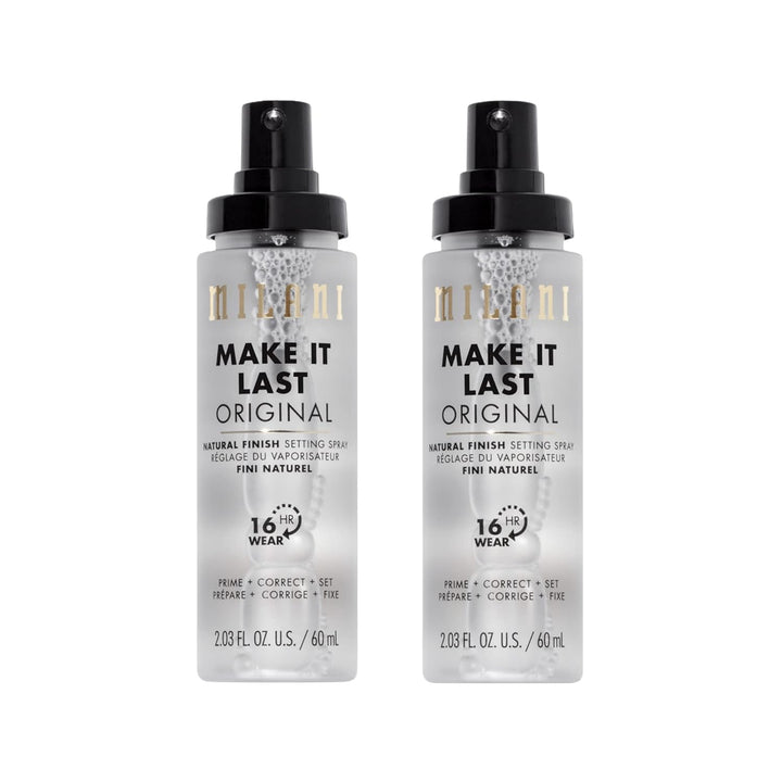 Milani Sunscreen Setting Spray & Primer | SPF 30 UVA/UVB Protection - 2 Pack