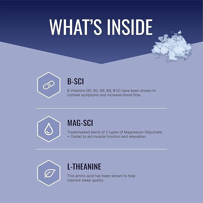 Approved Science Restlex - 420 mg Magnesium Glycinate Blend, L-theanine 200 mg - 180 Capsules - 1 Bottle