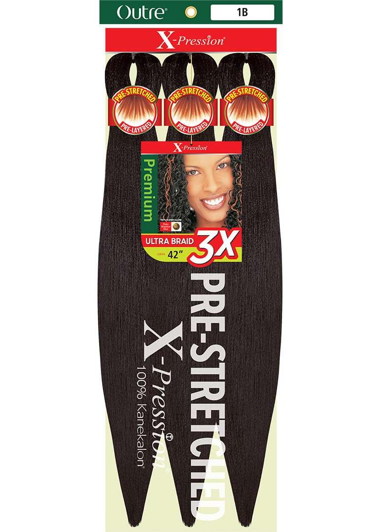 [5 PACK DEAL] Outre X-PRESSION Ultra Braid Pre-streteched Braid 42" 3X (5 Packs, 2T1B/27)