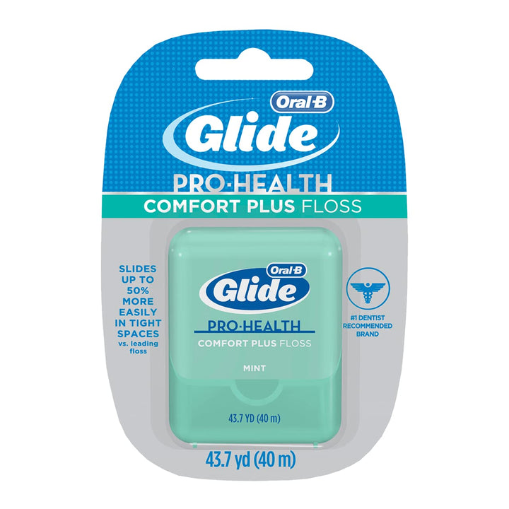 Oral B Glide Comfort Plus Dental Floss Mint 43.7 Yd