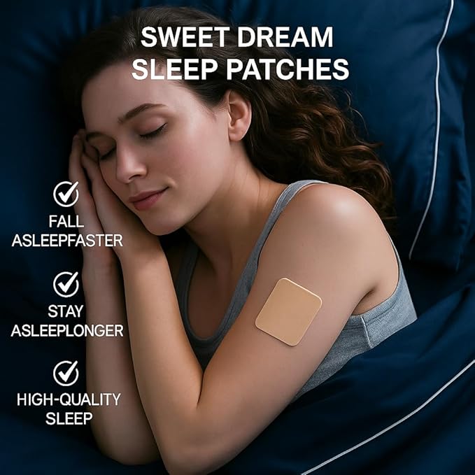 Sleep Patches for Adults Extra Strength 60 Pack，Natural Sleep Aid Patches for Deep Sleep, Sweet Dream Patches for Women & Men, Nighttime Sleeping Stickers for Night Comfort Rest