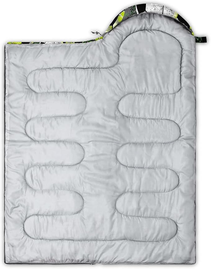 AILONEN Cartoon Fox Camping Sleeping Bag for Boys Girls Adults,Lightweight & Waterproof,3 Season Warm & Cold Weather,Portable,Kawaii Fox Printed Sleeping Bag,Traveling,Camping,Hiking