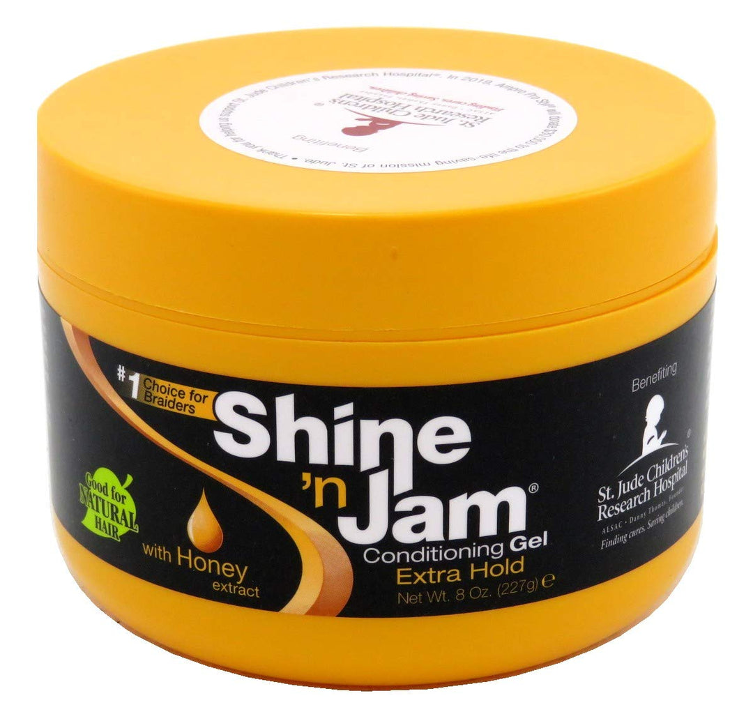 Shine N Jam Conditioning Gel Extra Hold 8 Ounce (Pack of 3)